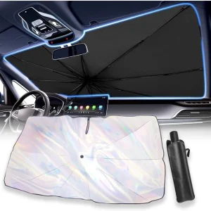 Car Windshield Sun Shade Foldable Umbrella Heat Insulation Cover for Cars SUVs