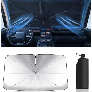 Reflective Car Windshield Sun Shade Foldable Umbrella for Cars & SUVs