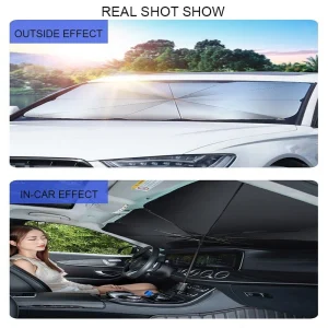 Car Foldable Sun Shade Windshield Sunshade Front Window Cover Visor UV Umbrella